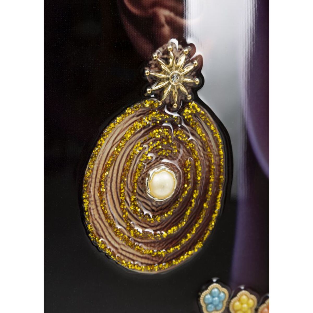 DIPINTO SU TELA C/CORNICE ZENA -A- CM 72X4,5X102