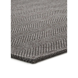 ESPIGA Alfombra lisa lavable en color antracita, varias medidas disponibles
