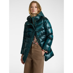 Elena Mirò - Chaqueta de plumas con capucha - Verde