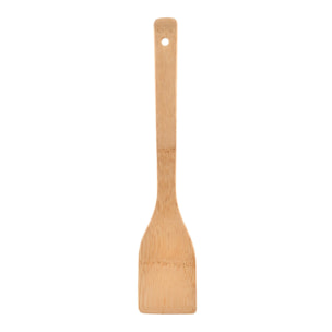 Espátula 30x6 cm bambú, utensilio de cocina natural expert san ignacio