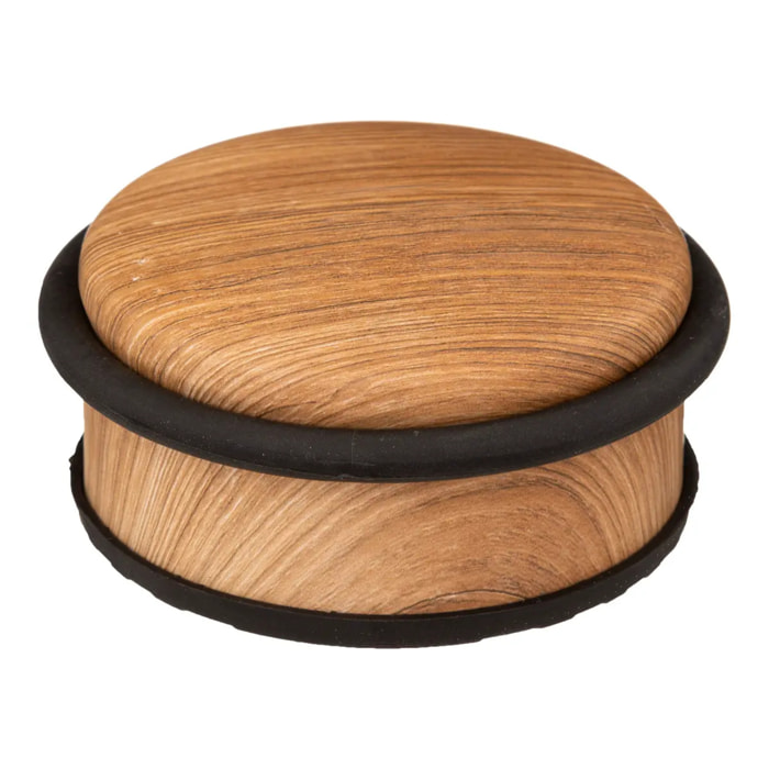 Stop-porte bas effet bois naturel