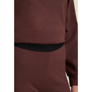 Pantaloni superflare donna vita alta