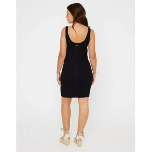 Vestido Corto Deportivo Negro - Lindita