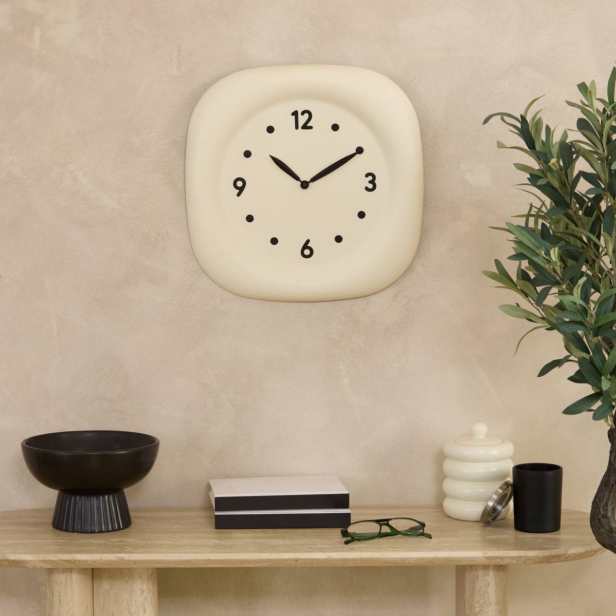 Horloge Mifo 39,3x39,3cm blanche