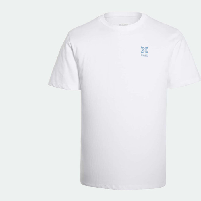 Camiseta MUNICH de algodón blanca