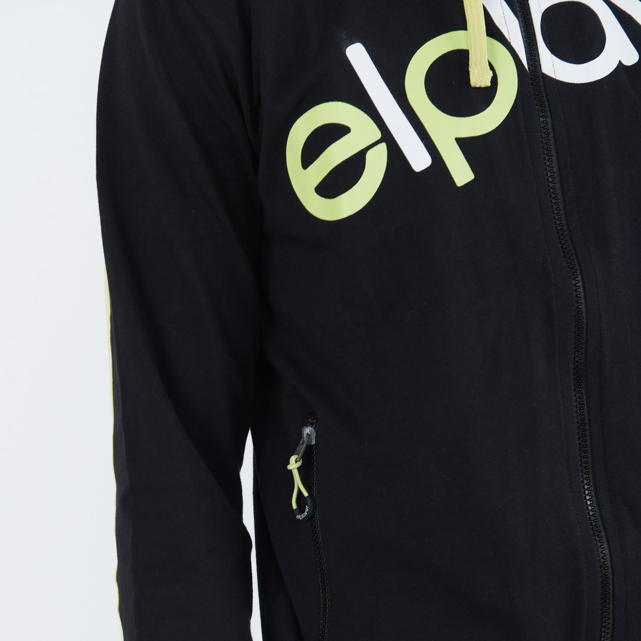 Felpa in jersey con zip e cappuccio Profeo