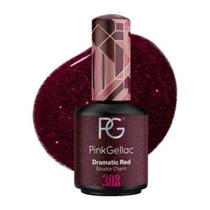 Vernis semi-permanent - 308 Dramatic Red - 15 ml