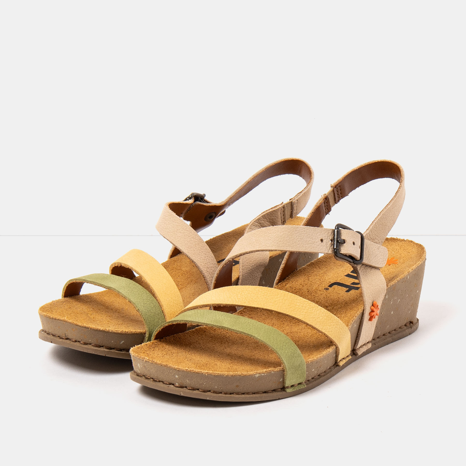 Sandalias 1930 MULTI CREAM-HONEY/ I LIVE color Cream-honey