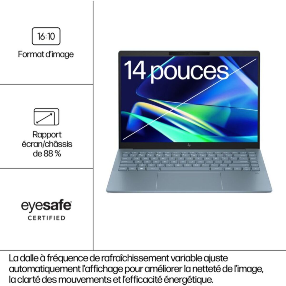 Ordinateur portable HP PavilionPlus 14-ey0018nf OLED