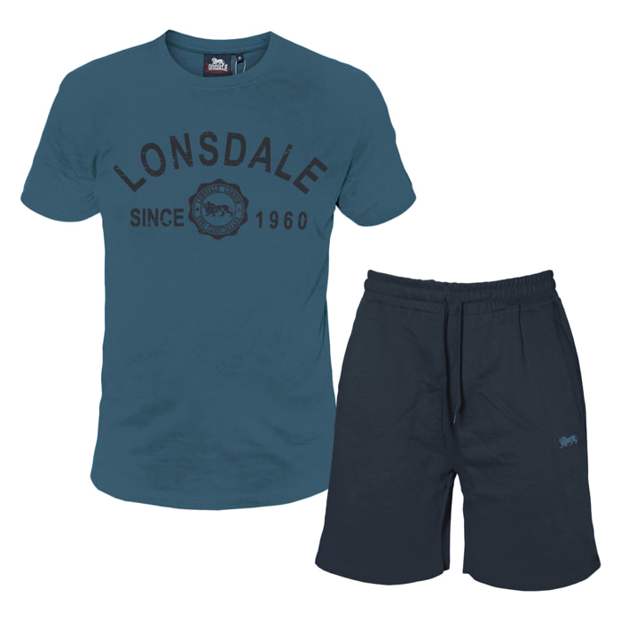 Completo Set Uomo LONSDALE Cotone Corto