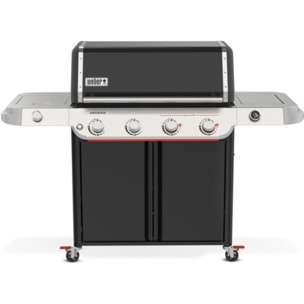 Barbecue gaz WEBER Genesis E-435W, sur chariot, 5 brûleurs dont 1 latéral, surface de cuisson 86 x 48 cm