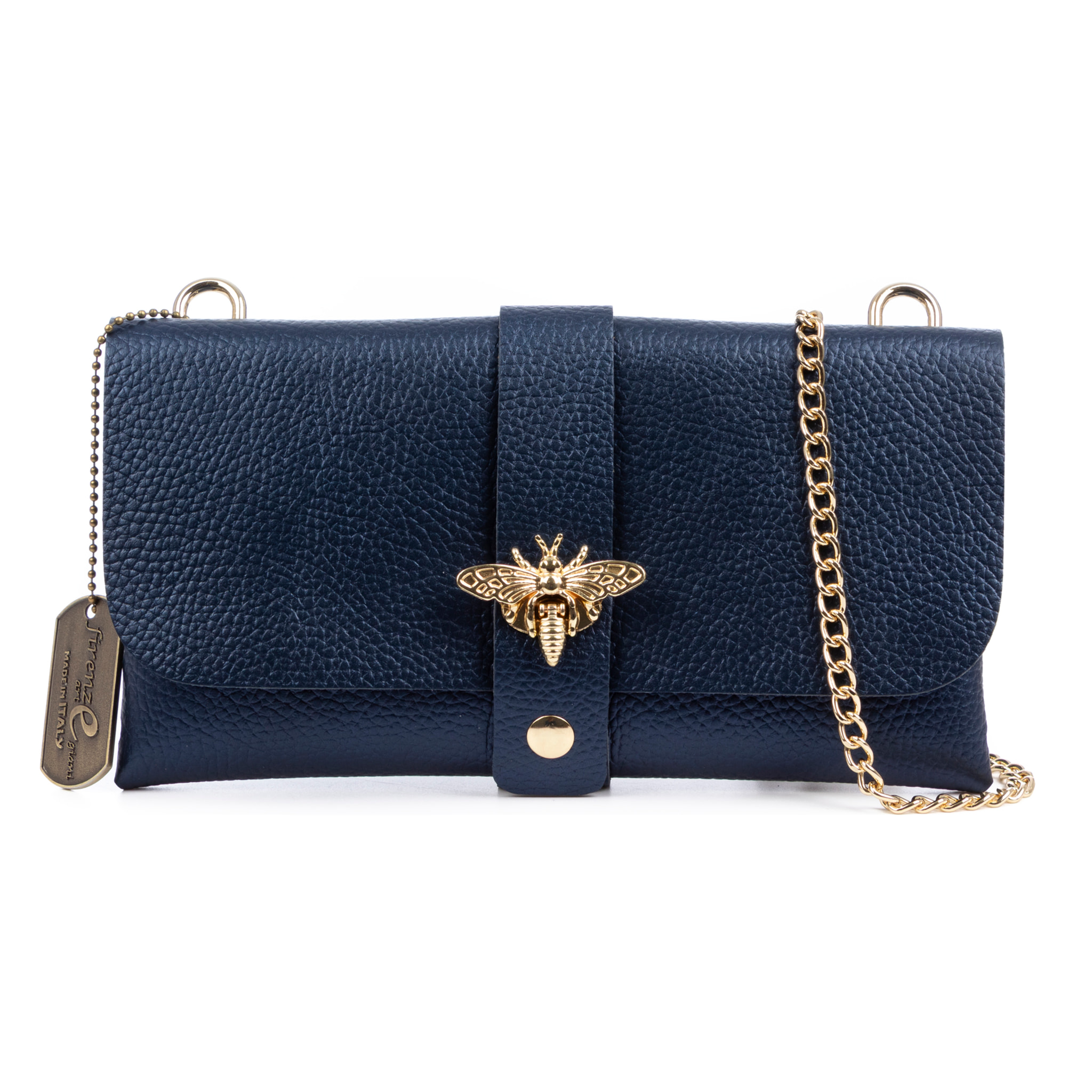 Borsa a tracolla da donna Amaseno. Vera pelle Dollaro.