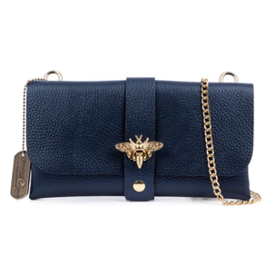 Borsa a tracolla da donna Amaseno. Vera pelle Dollaro.