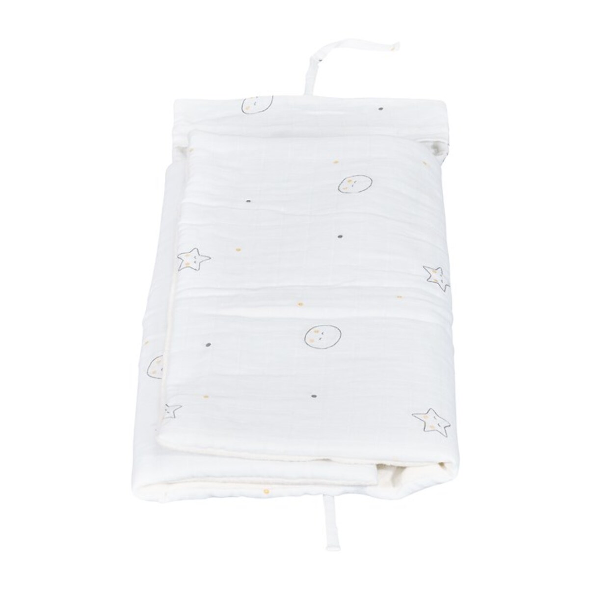 Matelas à langer nomade en coton Bio blanc