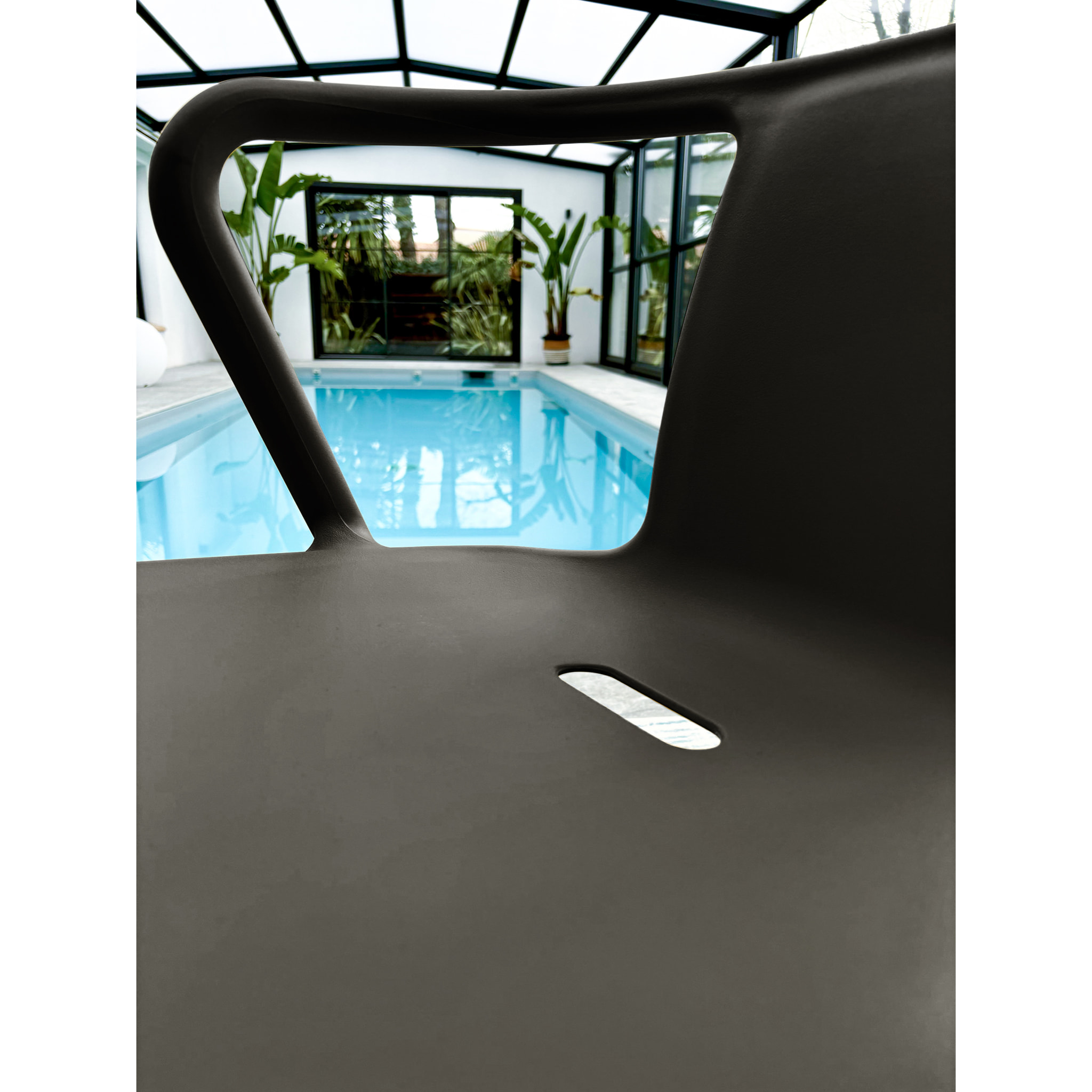 DIEGO - Lot de 2 fauteuils de jardin empilables en Polypropylène