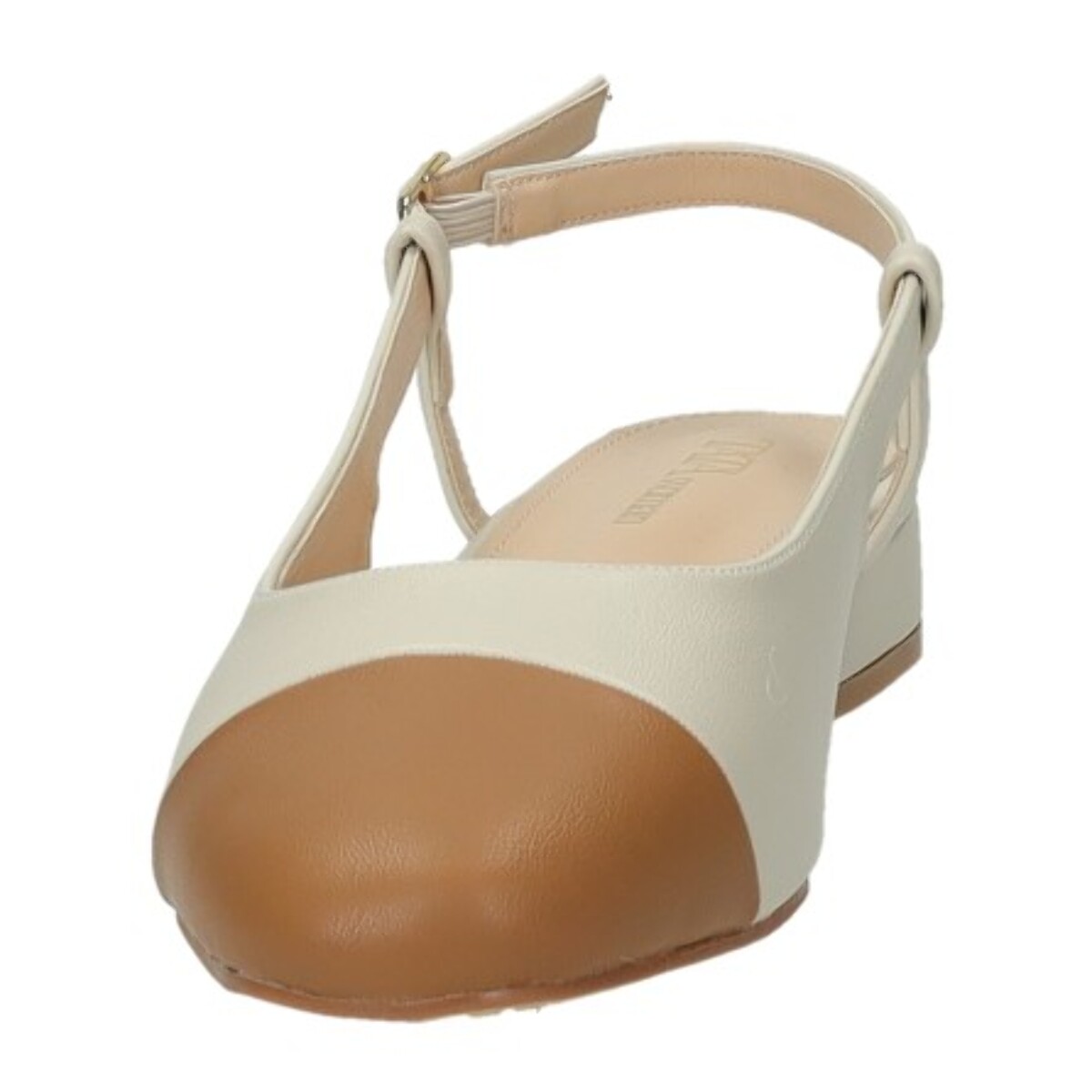 Décolleté sling back Donna Tata Italia Bianco