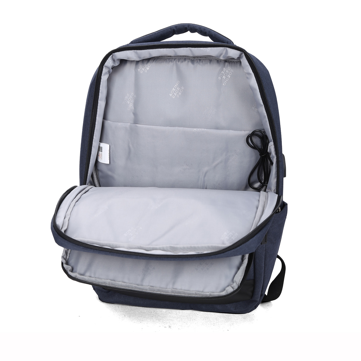 Zaino  unisex Textile Prodotto Vegano 30x11x43 cm