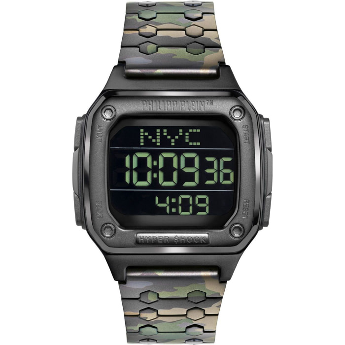 Reloj Philipp Plein PWHAA0921 Hombre Digital Cuarzo con Correa de Acero inoxidable