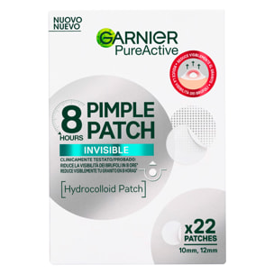 Cerotti Idrocolloidali per Brufoli PureActive Pimple Patch Barriera Protettiva Invisibile Formula Vegana - Confezione da 22 Patch