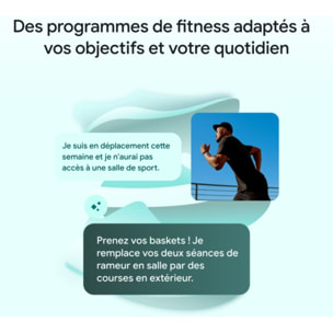 Bracelet connecté GOOGLE FITBIT Air Lavande