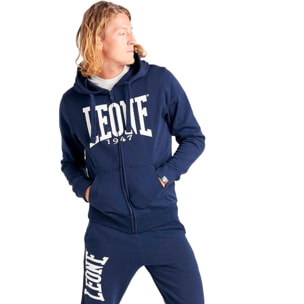 Sudadera con capucha y cremallera de invierno para hombre Leone Basic