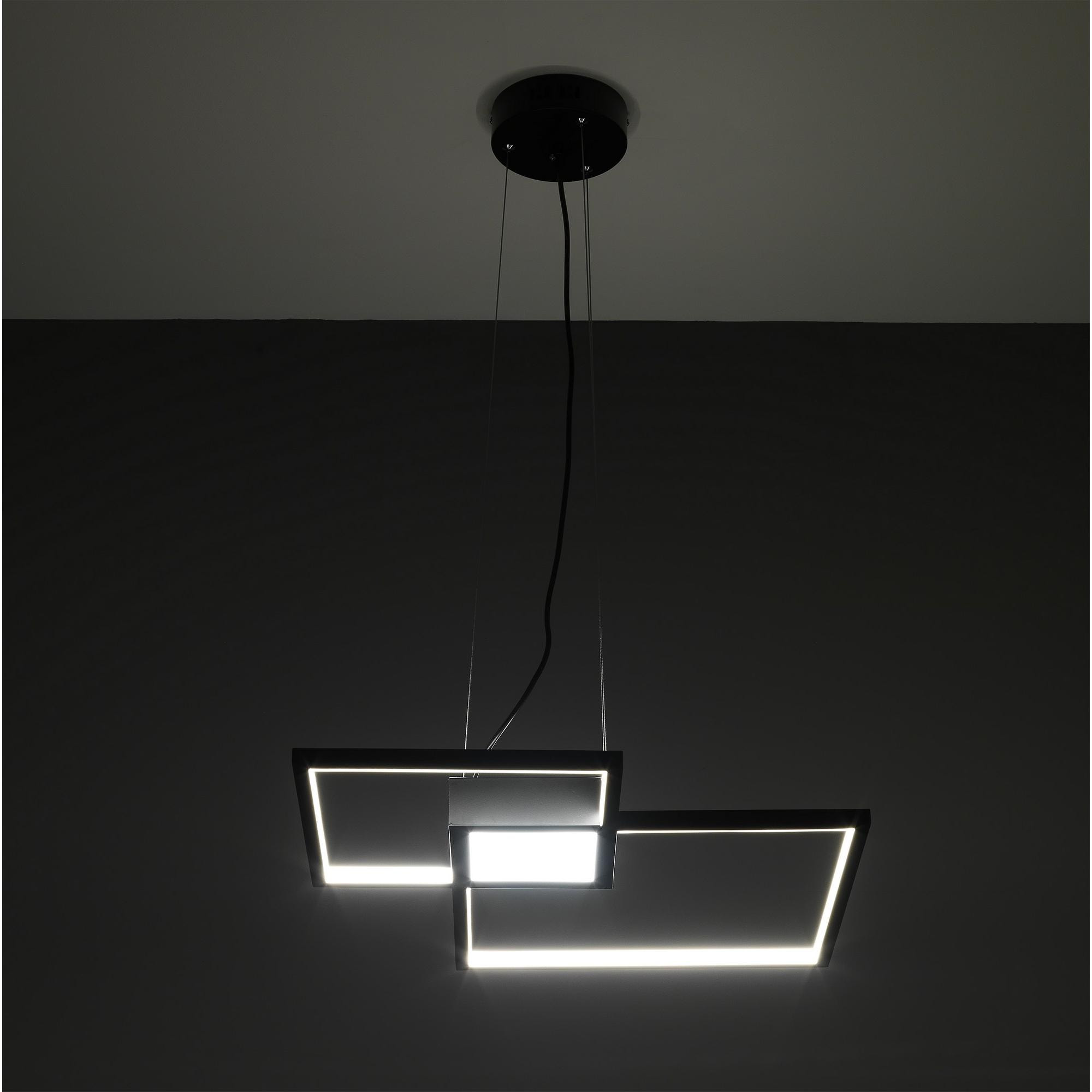 TOMASUCCI Lampadario SQUARE BLACK Nero