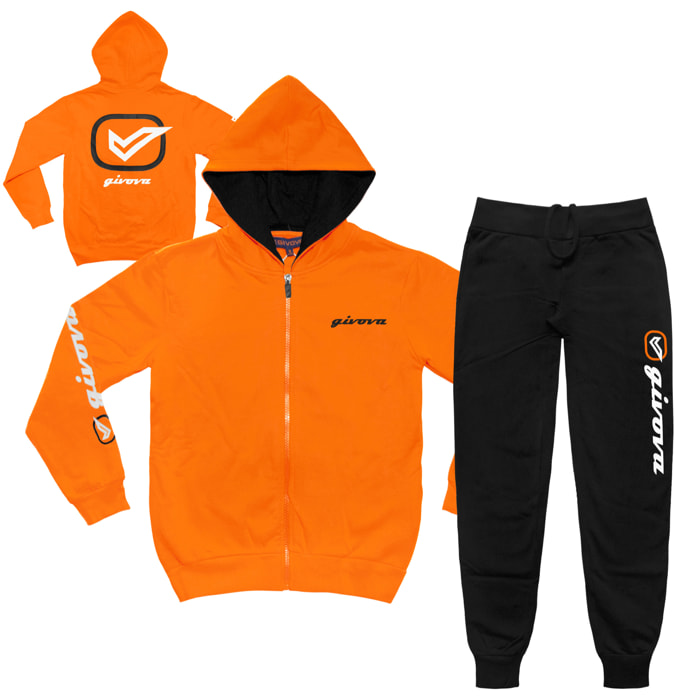 Tuta Ragazzo GIVOVA 8 / 16 Anni Cotone Felpato