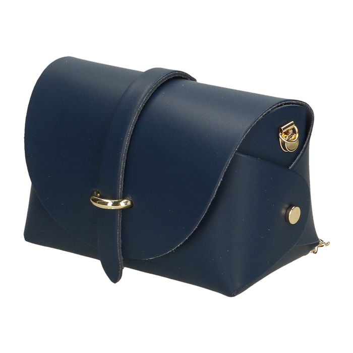 Chicca Borse Borsetta Clutch Blu