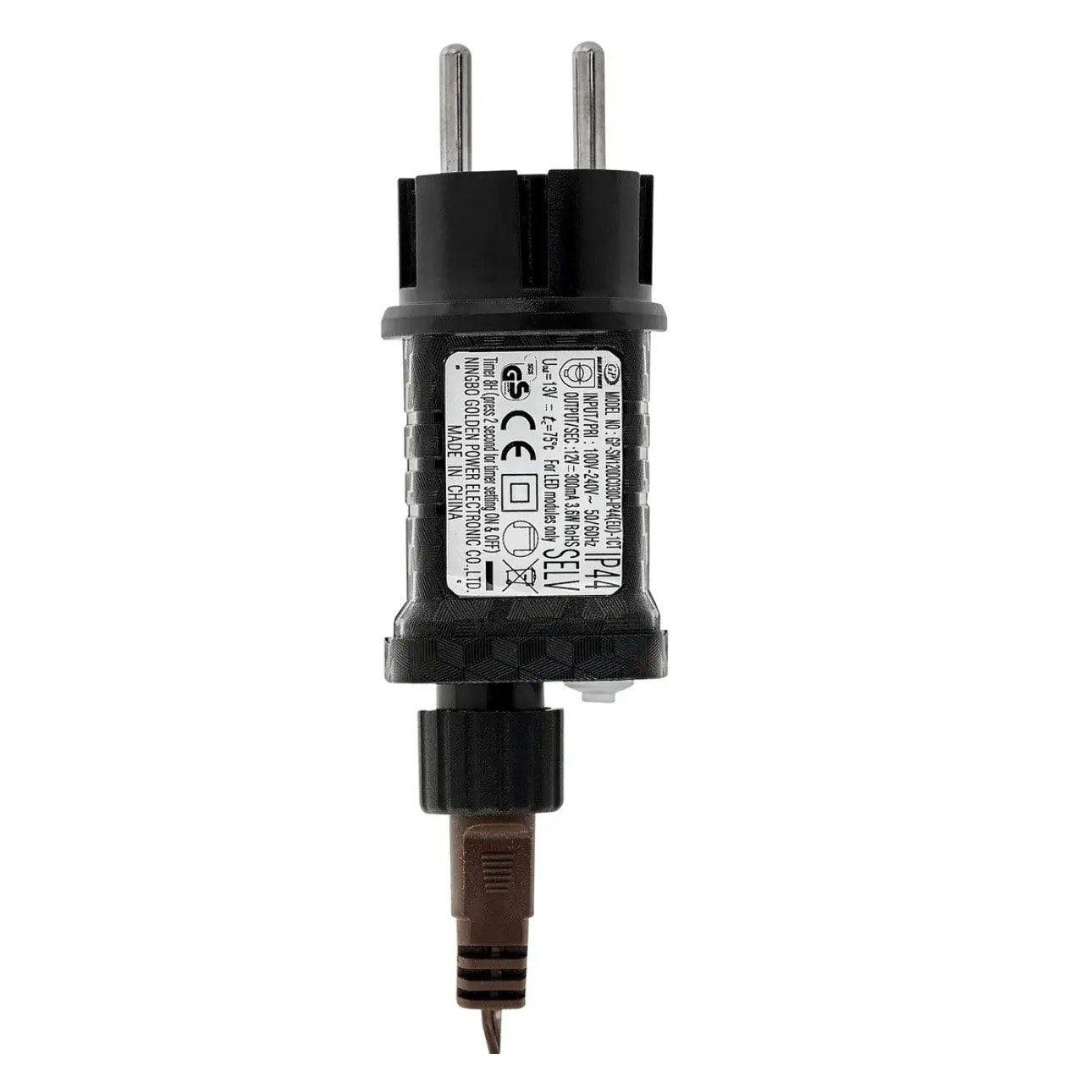 Guirlande lumineuse d'extérieur 20 m 400 LED blanc chaud fil cuivre 13 fonctions sur secteur