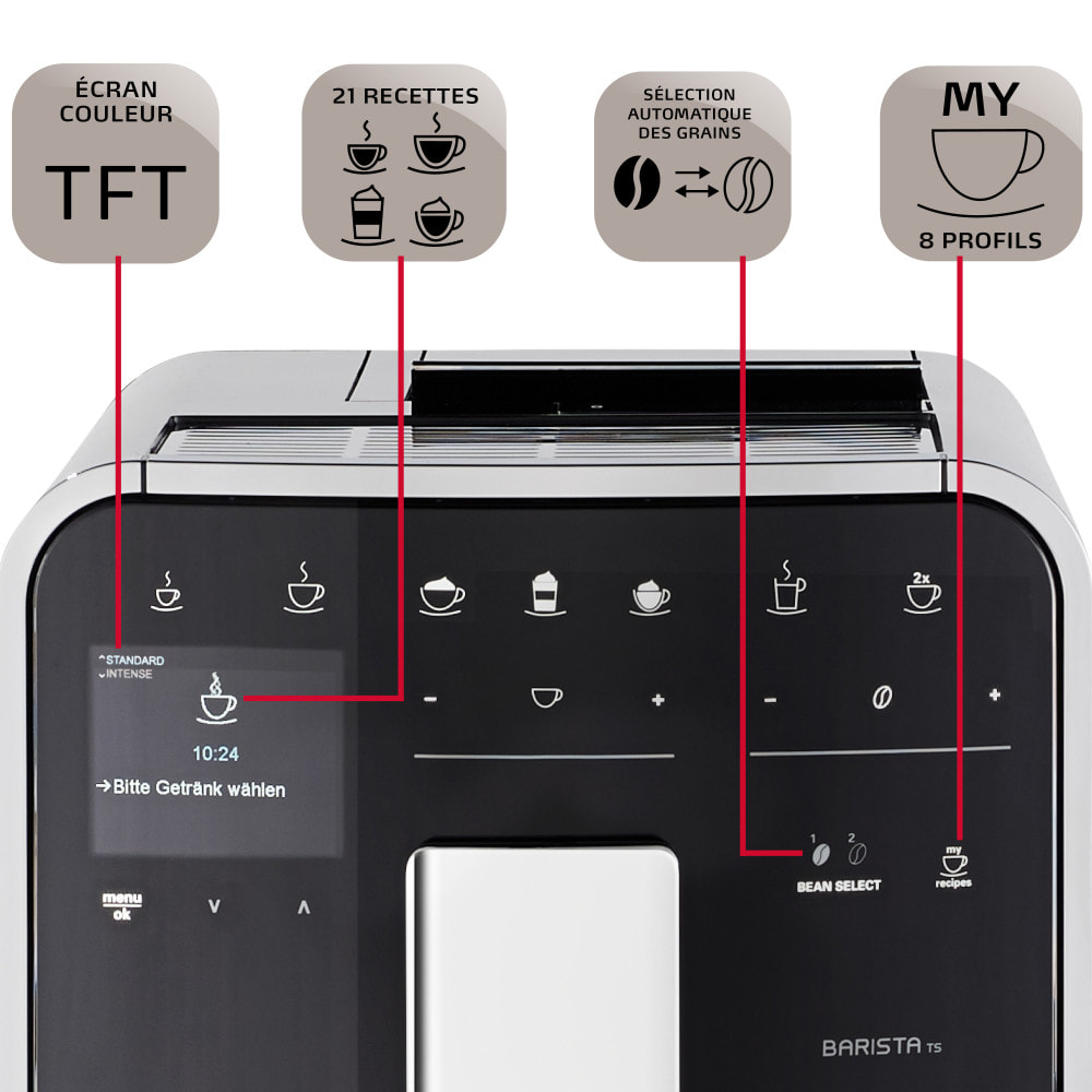 Barista TS Smart® F850-101 Argent