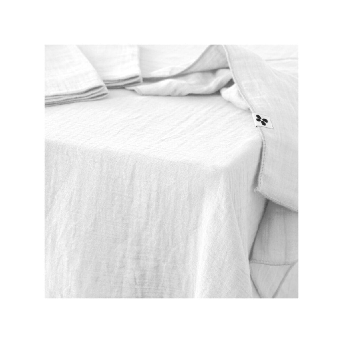 Nappe 150 x 250 cm double gaze de coton gaufrée - 9 coloris - GAIA