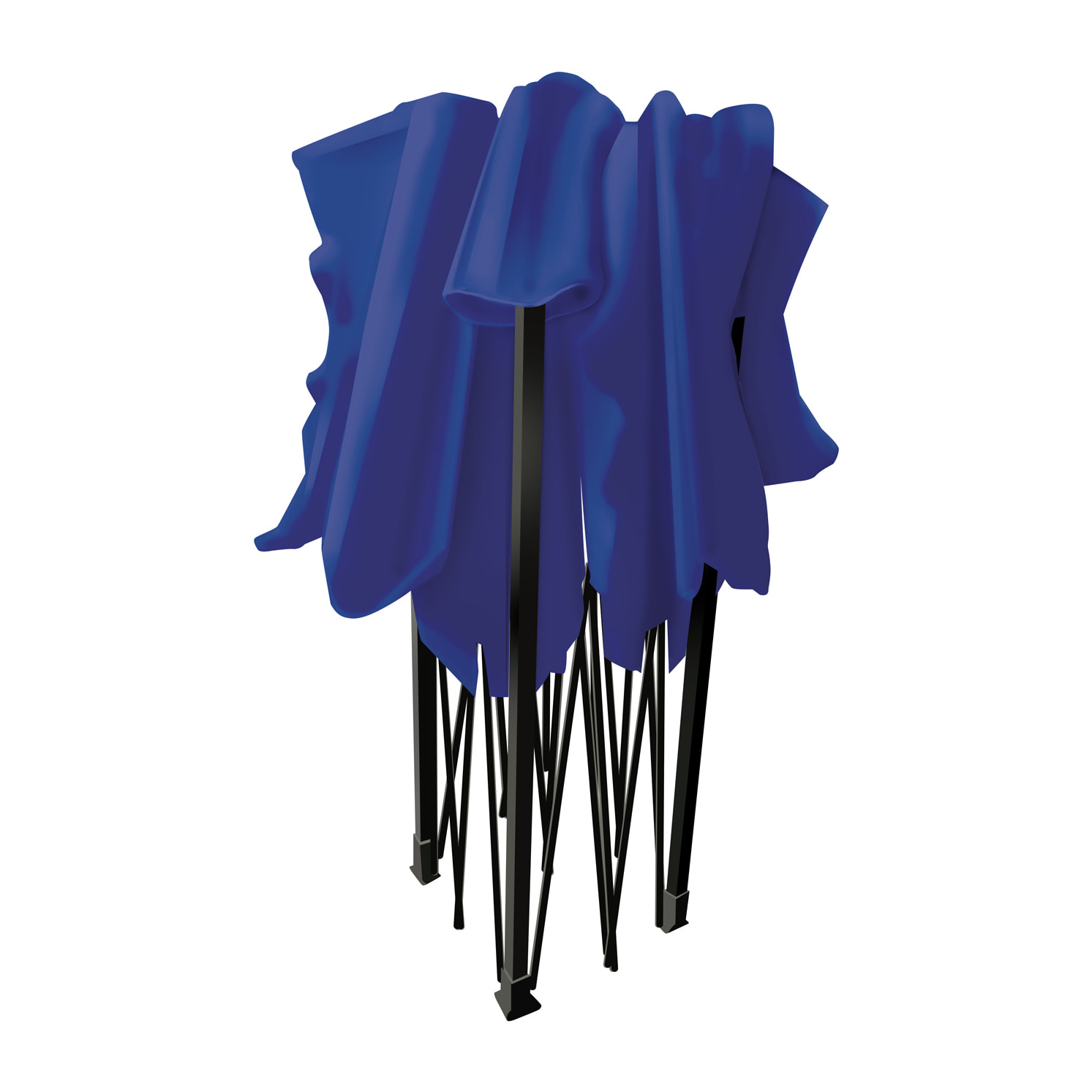 Taman Tenda / Gazebo Per Giardino 3X3 Impermeabile Tendone Pieghevole Per Fiere E Mercati Colore Blu