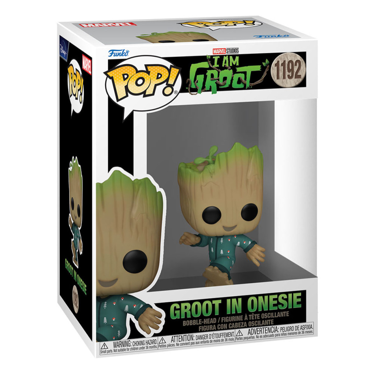 I Am Groot Funko Pop! Vinile Figura Groot in Pigiama Balla 9 Cm