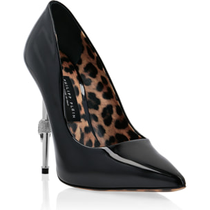 PHILIPP PLEIN Decoltè Hi-Heels SKULL