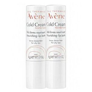 Cold Cream - Stick à Lèvres Nourrissant Lot 2x 4g