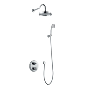 Robinet douche encastrable rétro Paini Lady's chrome