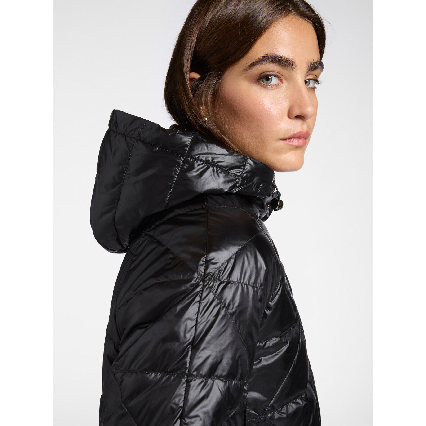 Elena Mirò - Chaqueta ligera acolchada de plumón - Negro