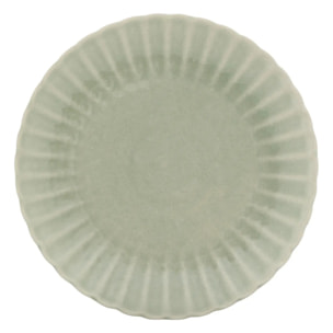 Lot de 4 ASS PLATE ROMY VERT D26