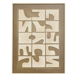 Toile 3D Castille vert Kaki 60x80cm