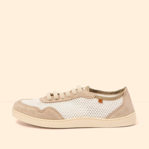 Zapatos N5914 MULTI MATERIAL WHITE/ ORIGEN color White
