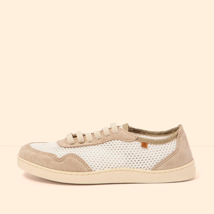 Zapatos N5914 MULTI MATERIAL WHITE/ ORIGEN color White