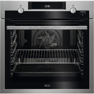 AEG Horno multifunción Serie 6000 SteamBake con Display LED BEE455120M
