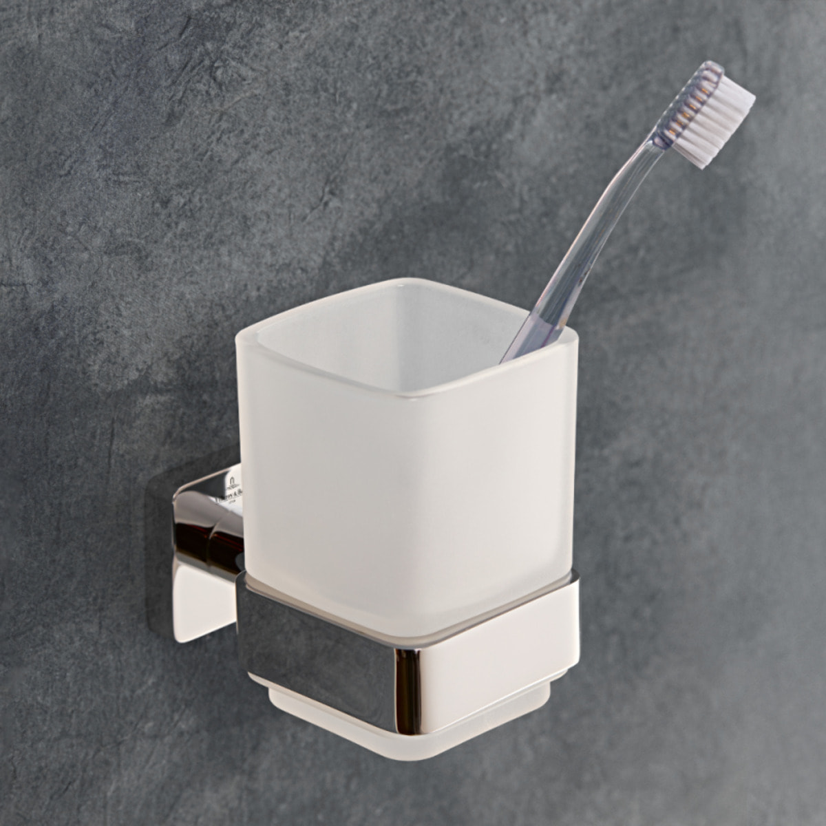 Porte-verre Elements - Striking  nickel brossé