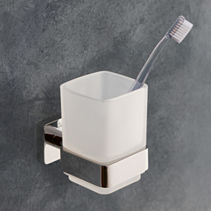 Porte-verre Elements - Striking  nickel brossé