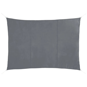 Voile d'ombrage rectangulaire Shae Ardoise