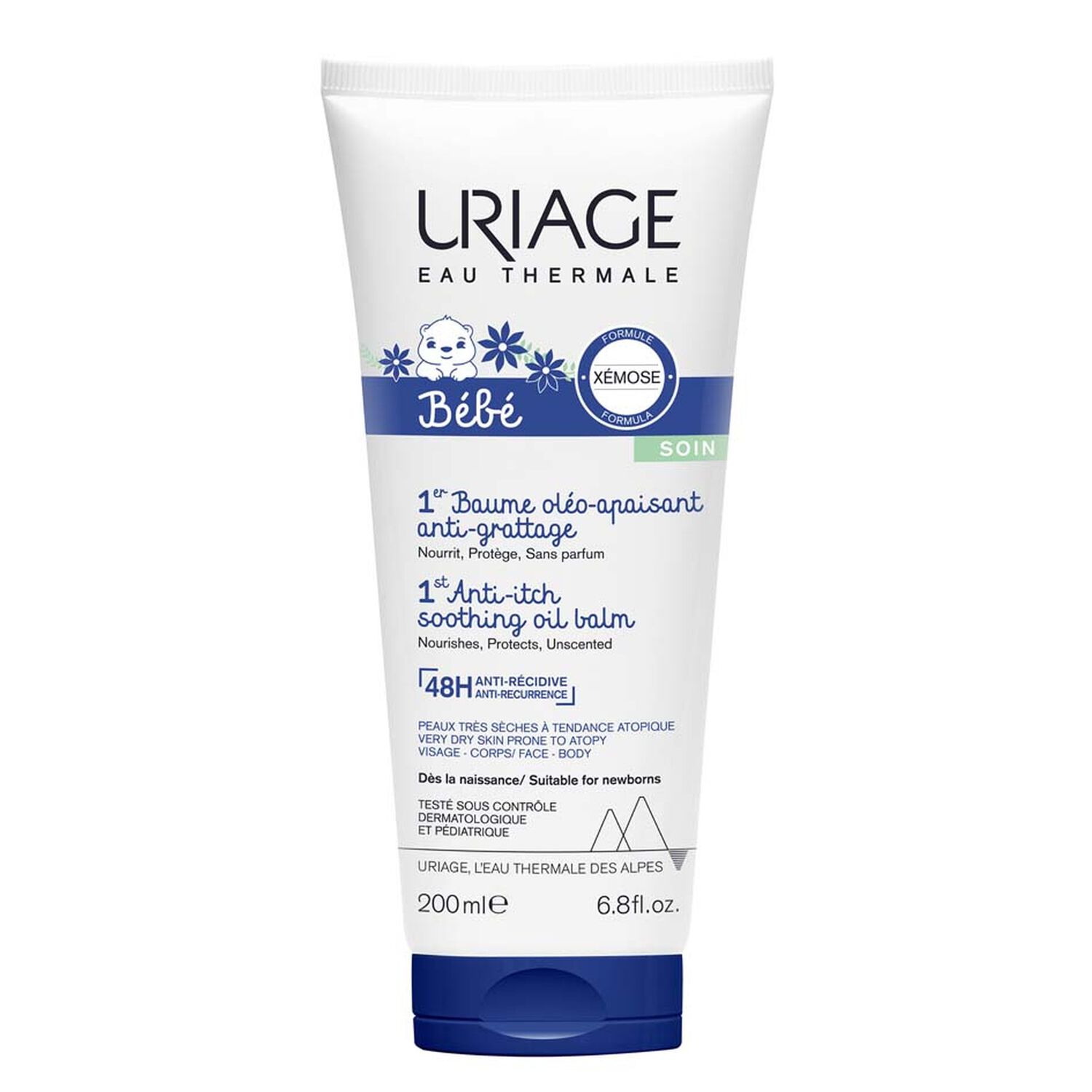 Bébé - 1er Baume Oléo-Apaisant Anti-Grattage - Nourrit Intensément & Protège 200 ml