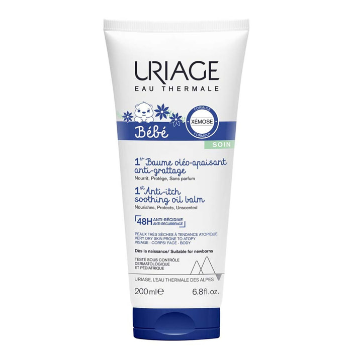 Bébé - 1er Baume Oléo-Apaisant Anti-Grattage - Nourrit Intensément & Protège 200 ml