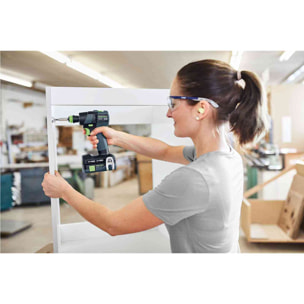 Perceuse-visseuse sans fil TXS 18 C 3,0-Set - FESTOOL - avec 2 batteries 18V 3.0Ah - chargeur - Systainer - 576896