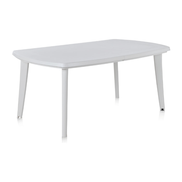 Table extensible 4 à 8 places blanche 170x90x73 SAY