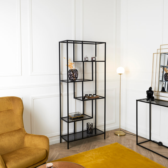 Etagere Edison Verre 80x30x180cm